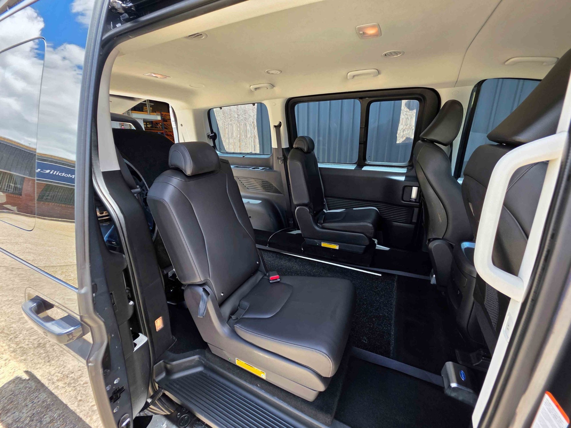 Spacious cabin of our wheelchair-accessible Hyundai Staria